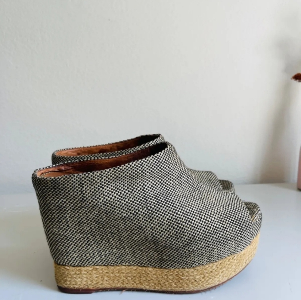 Jeffrey Campbell Open Toe Virgo Fab Wedges Sz 8